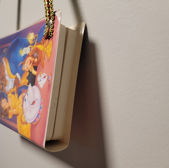 🚫SOLD Disney Beauty and the Beaat 90's VHS Upcycled Shoulder Handbag - Picture 4 of 8